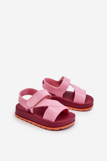 Vaikiški Velcro sandalai su kvapu ZAXY LL385001 Rožinė