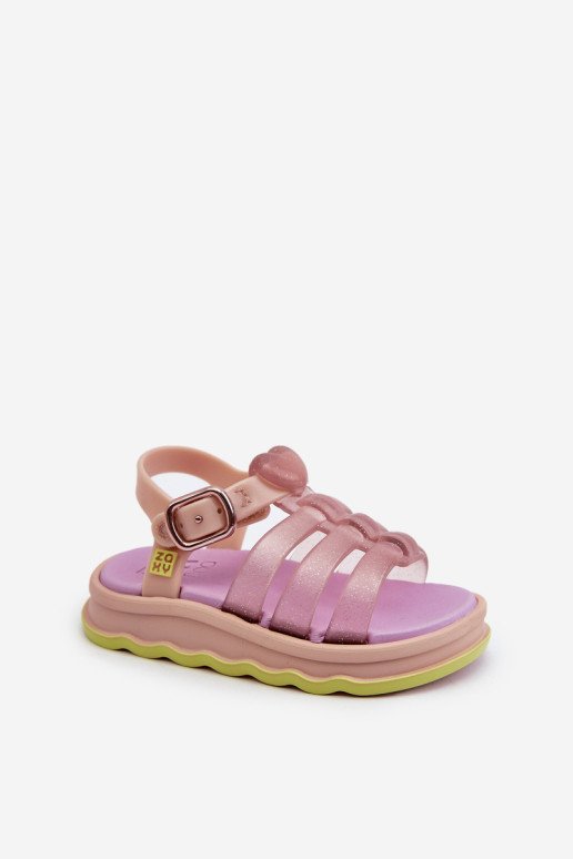 Kvapios vaikiškos Velcro sandalai ZAXY NN385020 Violetinė