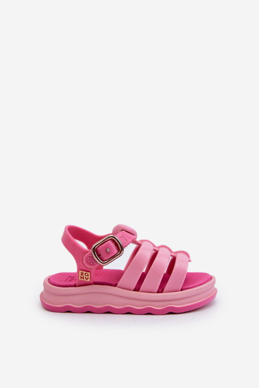 Kvapnios vaikiškos Velcro basutės ZAXY NN385018 Rožinės spalvos