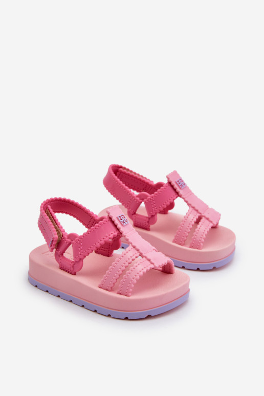 Vaikiškos kvepiančios Velcro basutės ZAXY LL385027 Rožinės spalvos
