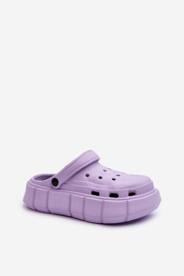 Moteriški purpuriniai Beckett hidrokostiumai ant platformos 2