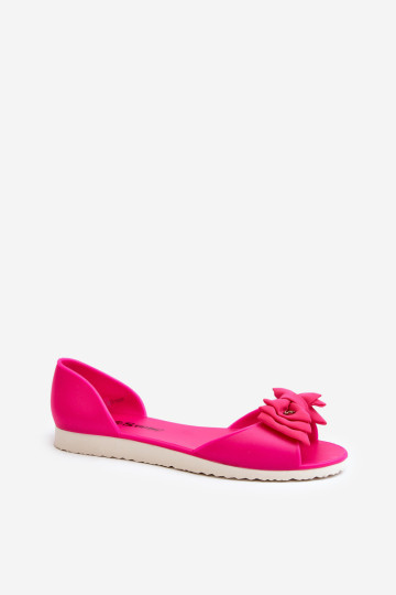 Moteriški guminiai baleto buteliai su lanku Fuchsia Georia 2