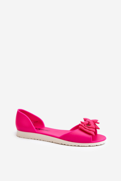 Moteriški guminiai baleto buteliai su lanku Fuchsia Georia
