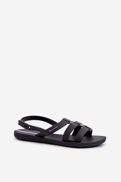 Moteriškos plokščios basutės 83516 Ipanema Style Sandal Fem Black