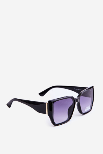 Moteriški akiniai nuo saulės su UV filtru juodi 2