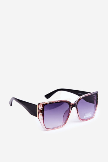 Moteriški akiniai nuo saulės su UV filtru, rausvai rudi 2