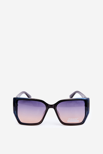 Moteriški akiniai nuo saulės su UV filtru juodi