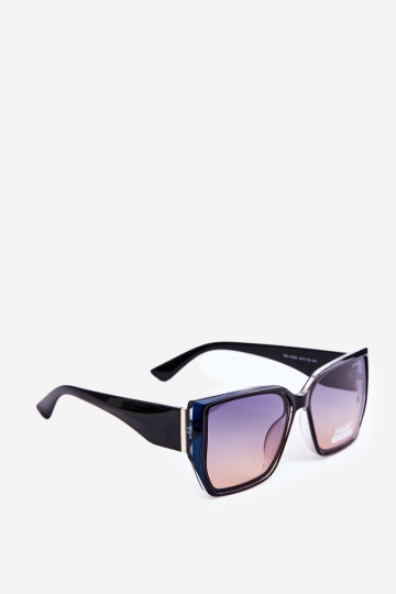 Moteriški akiniai nuo saulės su UV filtru juodi 2