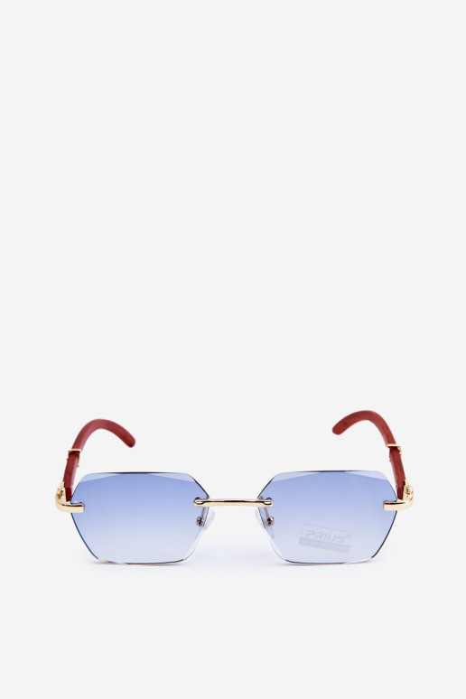 Moteriški UV400 akiniai nuo saulės rudi