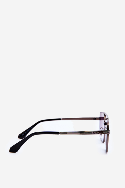 Moteriški UV400 akiniai nuo saulės juodai mėlyni