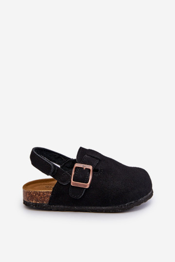 Vaikiškos šlepetės ant kamštinės platformos, Black Vulagia 2