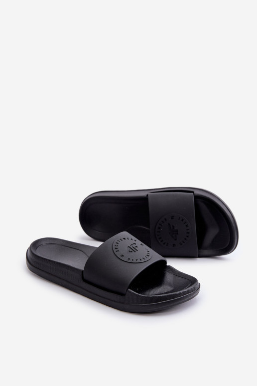 Vaikiškos šlepetės 4FJMM00FFLIF016A-20S Juodos