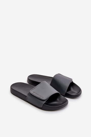 Vyriškos šlepetės 4FMM00FFLIM032-25S pilkos spalvos 2