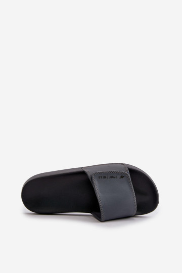 Vyriškos šlepetės 4FMM00FFLIM032-25S pilkos spalvos