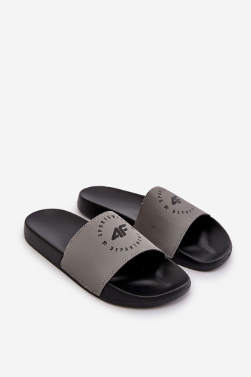 Vyriškos šlepetės 4FMM00FFLIM046-25S pilkos spalvos 2