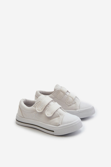 Vaikiški velcro sportbačiai Big Star NN374117 balti 2