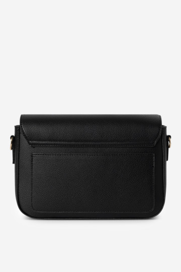 NOBO BAGP310-K020 moteriška ekologiška odinė rankinė juoda 2