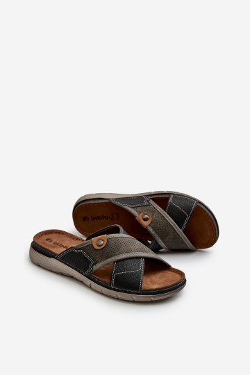 Patogūs vyriški šlepetės Inblu VI000009 pilka 2