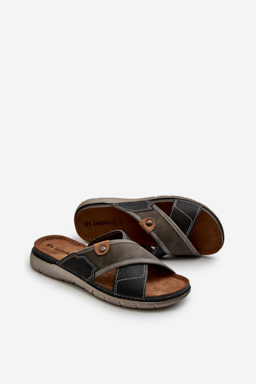 Patogūs vyriški šlepetės Inblu VI000009 pilka