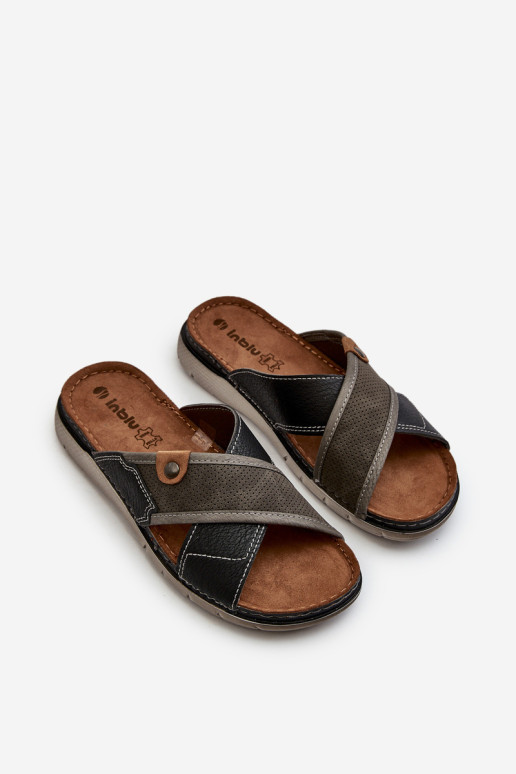 Patogūs vyriški šlepetės Inblu VI000009 pilka