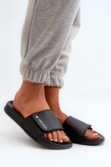 Moteriškos šlepetės 4FMM00FFLIF031A-20S juodos