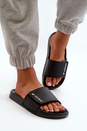 Moteriškos šlepetės 4FMM00FFLIF031A-20S juodos