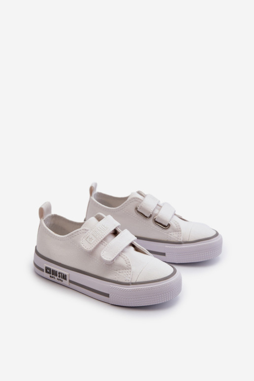 Vaikiški velcro sportbačiai Big Star LL374016 balti