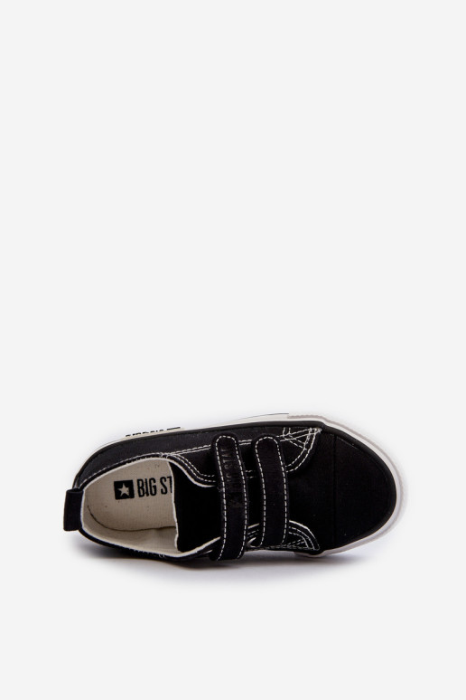 Vaikiški velcro sportbačiai Big Star LL374015 juodi