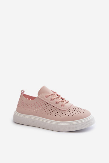 Ažūriniai sportbačiai ant platformos, Pink Tanvi 2