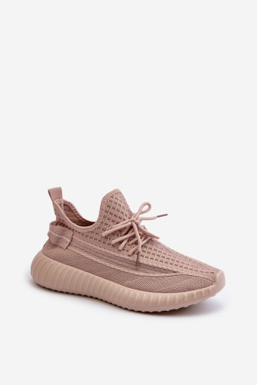 Moteriški medvilniniai sportiniai bateliai, rožinė „Nelmarie“. 2