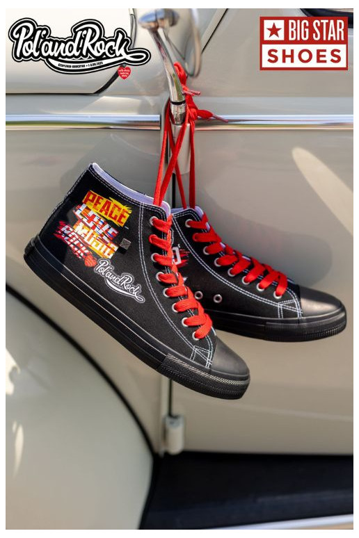 Vyriški sportbačiai su aukšta viršūne – 30. POL & 39 AND& 39 ROCK X BIG STAR OO174801