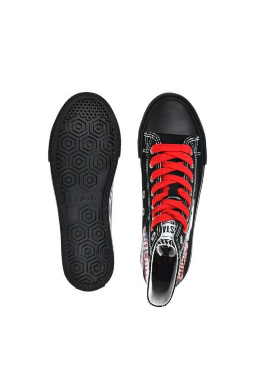 Vyriški sportbačiai su aukšta viršūne – 30. POL & 39 AND& 39 ROCK X BIG STAR OO174801