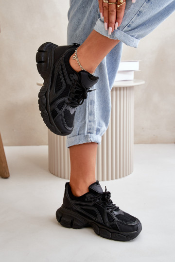 Moteriški sportbačiai Sportiniai batai Juodi Timoci