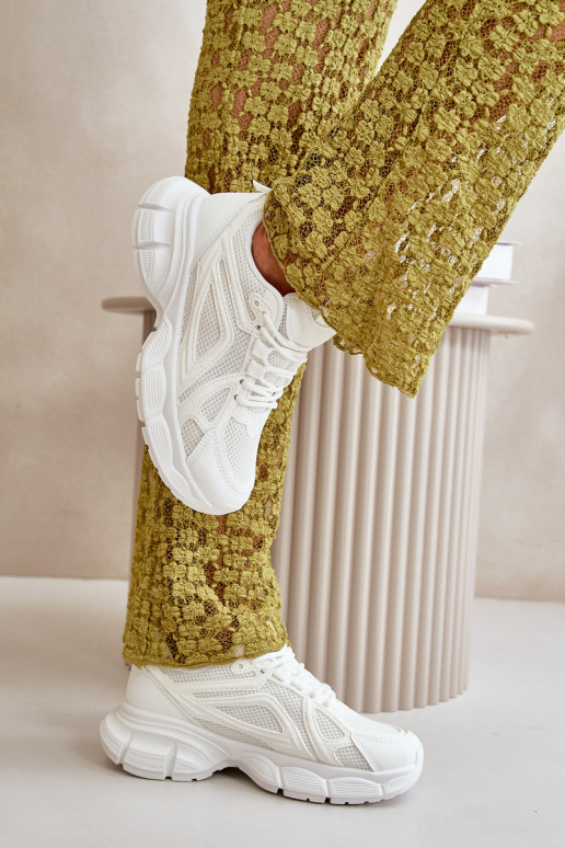 Moteriški sportbačiai Sportiniai batai Balta Timoci