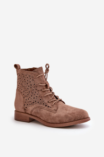 Moteriški kulkšnies batai rudos spalvos S.Barski HY66-136 2