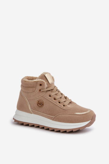 Moteriški izoliuoti sportiniai batai ant platformos Khaki Ariatte 2