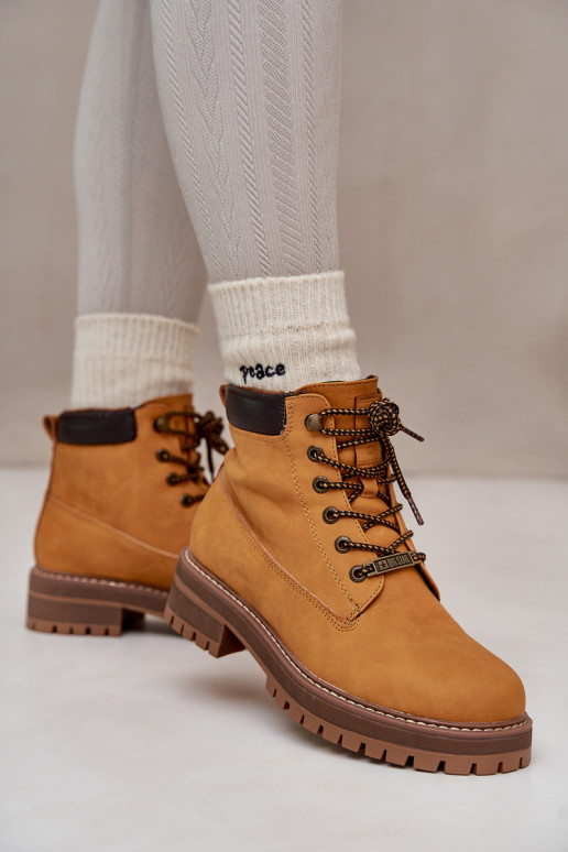 Moteriški izoliuoti batai Big Star OO274A288 Camel