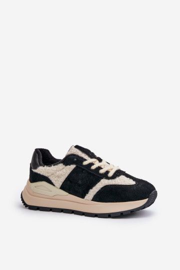 Moteriški izoliuoti odiniai sportbačiai Big Star OO274A318 HI-POLY SYSTEM juodi 2