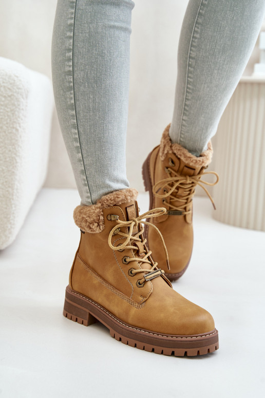 Big Star moteriški izoliuoti batai OO274A285 Camel