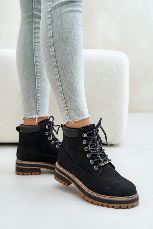 Moteriški izoliuoti batai Big Star OO274A290 juodi