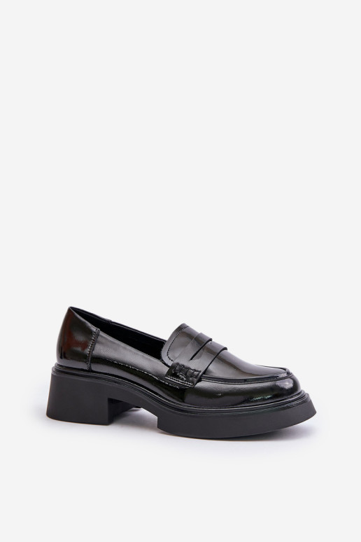 Patentiniai Loafers Moteriški Loafers D&A JC42-62 Juoda