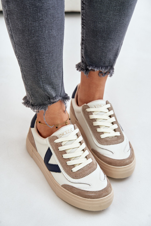 Vinceza 7923 moteriški odiniai sportbačiai, smėlio spalvos