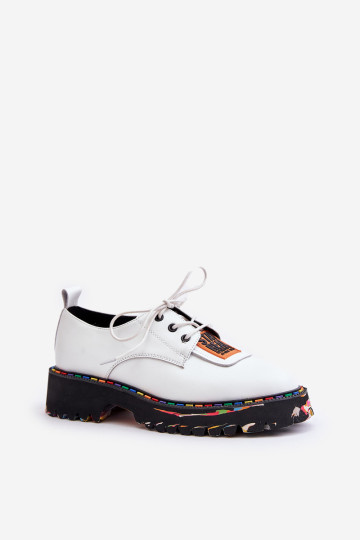 Moteriški odiniai suvarstomi batai Artiker 55C0500 balta