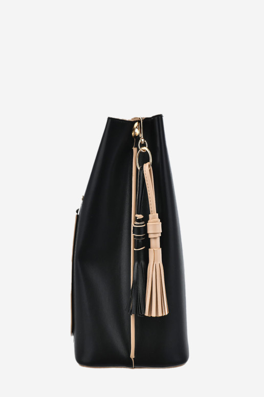 Moteriška ekologiška odinė rankinė Big Star OO574138 juoda