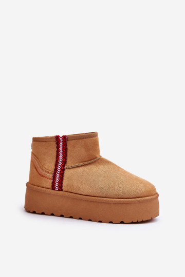 Moteriški izoliuoti kupranugarių Lomessa sniego batai ant platformos 2