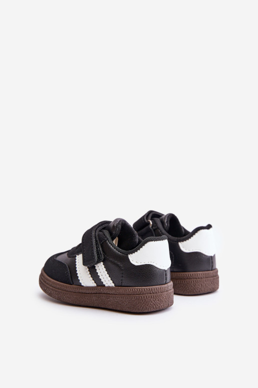 Vaikiški velcro sportbačiai Juodi Tromella