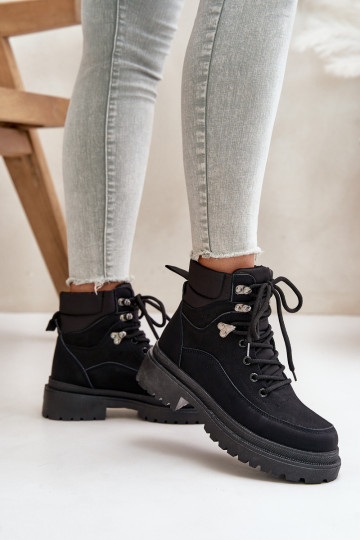 Suvarstomi moteriški batai „Black Rabaria“.