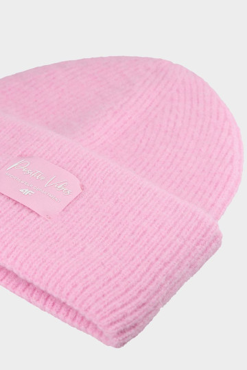 Mergaičių žieminė kepurė 4F 4FJWAW24ACAPF415-54S Rožinė