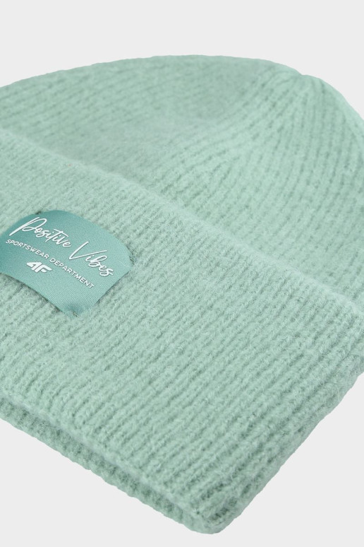 Mergaičių žieminė kepurė 4F 4FJWAW24ACAPF415-47S Mėtų
