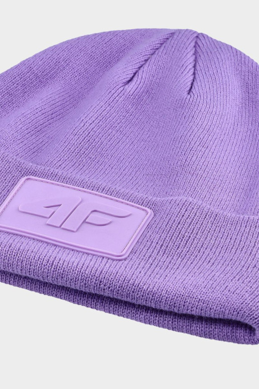 Unisex žieminė kepurė 4F 4FWAW24ACAPU433-52S Violetinė